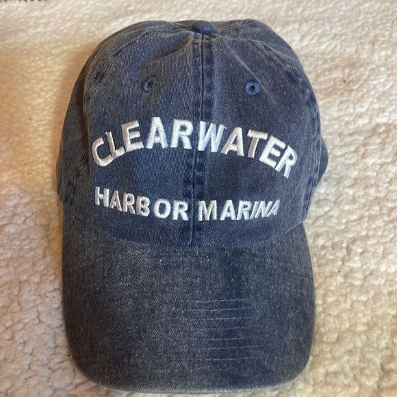 Clearwater Harbor Marina denim hat - Picture 2 of 6
